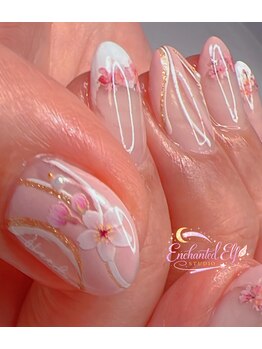 ネイルエルフ(Nail Aelf)/【三郷】桜の上品春ネイル