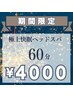 期間限定【8/18(火)～8/30(日)ご来店の方限定】ドライヘッドスパ60分 4000円