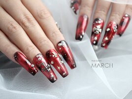 Blood red
