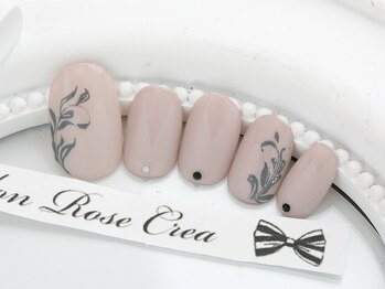 ローズクレア(Rose Crea)/手描きのボタニカルネイル