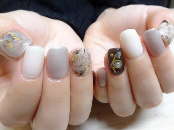 アミュリー ネイル アトリエ(Amury nail atelier)/チョコマーブルネイル♪