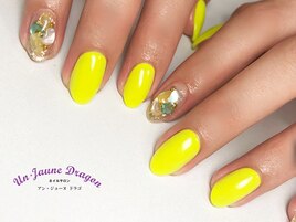 【自爪ネイル】ネオンネイル