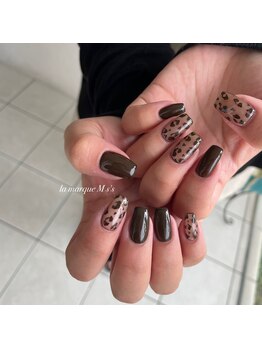 ラ マルク ミスズ(la marque Ms's)/秋大人気のレオパードネイル★