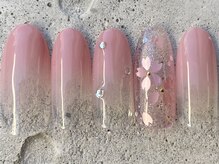 フリークネイル(FREAK Nail)/桜ホロストーングラデ ¥8500