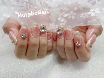 モルフォネイル(Morpho nail)/#ワンホンネイル #モテカワ