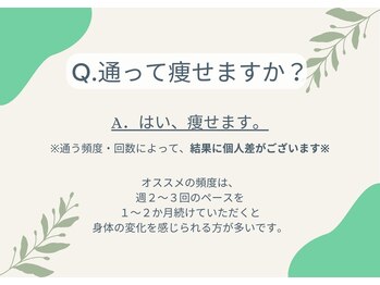 ヨサパーク 高知店(YOSA PARK)/ルルオンに通って痩せますか?