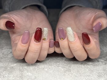 ネイルエリザベス(Nail Elizabeth)/ワンカラー+アート