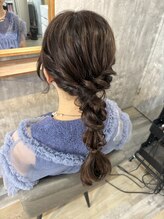 エムアイ 六本木(Mi)/編みおろし/参列ヘアセット