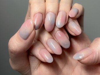 ネイルマムジジ(nailmum jiji)/ニュアンス ワンカラー ネイル