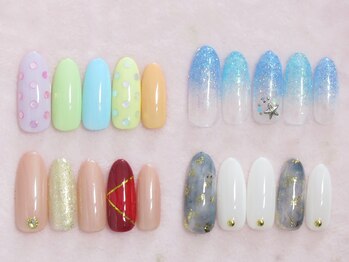 ネイルサロンアンドジュエリー アリュール(ALLURE)/9月定額デザインA（¥5292）