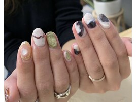 アシメネイルデザイン