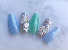 ネイルアイラッシュ アールエビス(R EBISU)/フラワーネイル