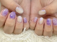 ソンリエ 青竹店(SONRiE)/紫陽花風ネイル