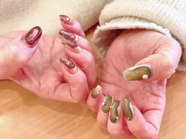 ニュアンス*ちぐはぐ*塗りかけ