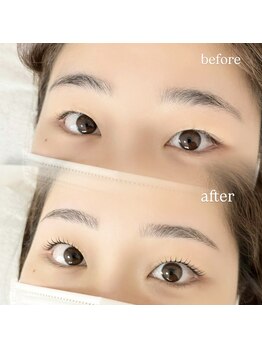 ソル(sol)/まつげパーマ+眉毛スタイリング