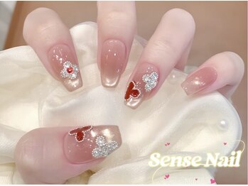センスネイル 北千住店(Sense Nail)の写真/大人気ワンホンネイルは2000種以上の色とキラキラパーツで旬の指先を目指しましょう♪