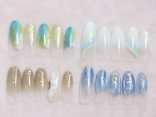 ネイルサロンアンドジュエリー アリュール(ALLURE)/9月定額デザインB（¥5832）