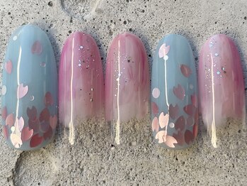 ニュアンス桜ホロもや ¥12000