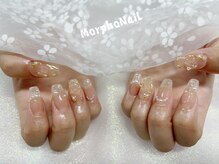モルフォネイル(Morpho nail)/#ワンホンネイル #モテカワ