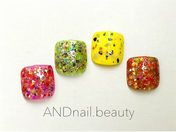 アンドネイル ビューティー(AND nail,beauty)/春ネイル/フットネイル/藤沢