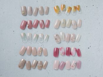 アンティークベル(ANTIQUE BELLE)の写真/種類が豊富な定額ネイル★デザインが選べない方は、サンプルからお選び下さい！季節のデザインも魅力的♪