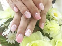 プルミエ ネイル(Premier Nail)/可愛い！ピンクカラグラ＆ドット