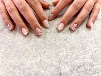 モレリア 心斎橋店(morelia)/ツイードネイル