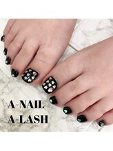 エーネイル エーラッシュ(A-NAIL A-LASH)/定額フットネイル【倉敷】