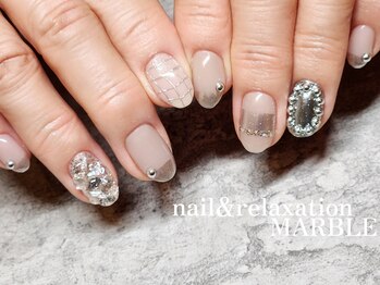 ネイルアンドリラクゼーション マーブル(MARBLE)/モードネイル（持ち込みネイル）