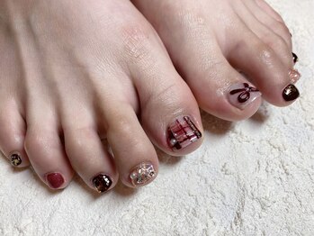 コーシェリ(koselig)/チェックネイル(フット)