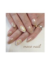 モコネイル(moco nail)/☆ワンカラー2本アート☆