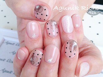 アグニークリッシェ(Agunik Riche)/【水彩ネイル】