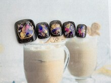 ネイルサロン&スクール ジーナ(GINA)/ブラックジュエリー☆キラキラ