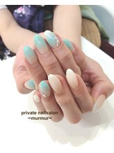 プライベート ネイルサロン マーマ(murmur)/夏カラーグラデーション
