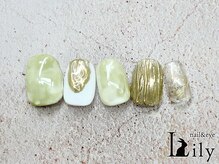 リリー 橋本店(Lily)/もやもやニュアンスネイル