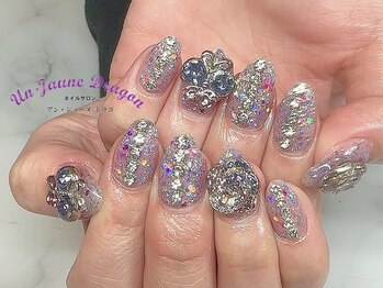 アン ジョーヌドラゴ/【自爪ネイル】パープルネイル