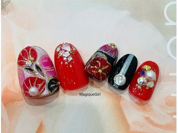 マジックガール 津田沼店(MagiqueGirl)/【成人式ネイル】