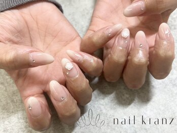 ネイル クランツ(nail kranz)の写真/トレンドデザインを美フォルムで！【シンプルワンホンネイル6600円】憧れの指先が叶う！design多数ご用意♪