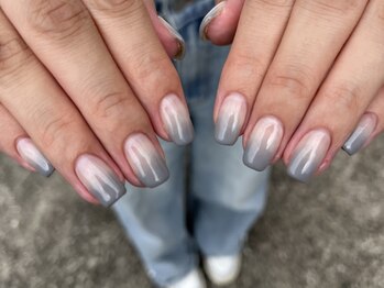 サクノネイル(SAKUNONAIL)/グレーグラデーション