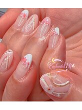 ネイルエルフ(Nail Aelf)/【三郷駅】桜の上品春ネイル