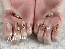 エリナネイルサロン池袋(Alina Nail Salon)/べっ甲ネイル