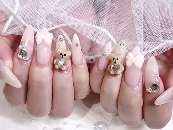 プティネイル 池袋(Puty Nail)/テディベアネイル　スカルプ