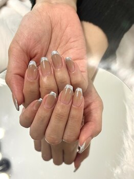 グラデーション＋フレンチ