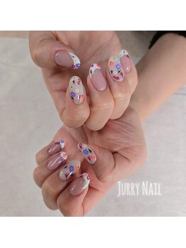 ジュリーネイル 所沢店/フラワーフレンチ