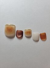 スターガーデン/秋冬フットネイル
