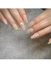 モアナ 堺岩室店(MOANA)/ワンホンネイル/ピンクベージュ