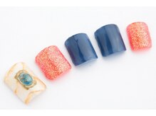 エムスラッシュネイル 本牧店(M SLASH)/大人大理石ネイル