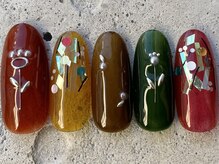 フリークネイル(FREAK Nail)/こっくりワイヤフラワー ¥12000