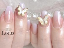 ロータス ネイルアンドアイラッシュ(Lotus)/ベイビーブーマーにバタフライ♪