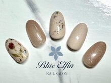 ブルーエルフィン(Blue Elfin)/薔薇ネイル